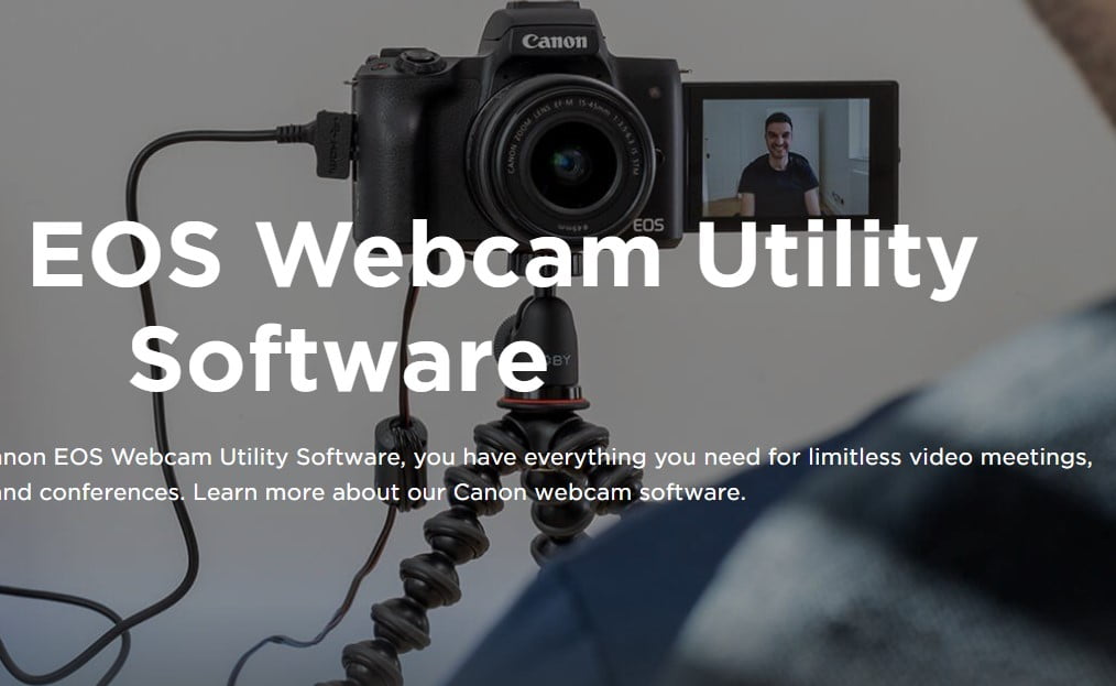 Canon EOS Webcam Utility Software